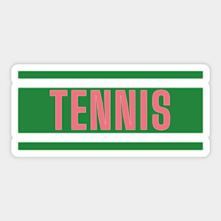Retro Tennis Design | Old Money Vintage Classy Sticker